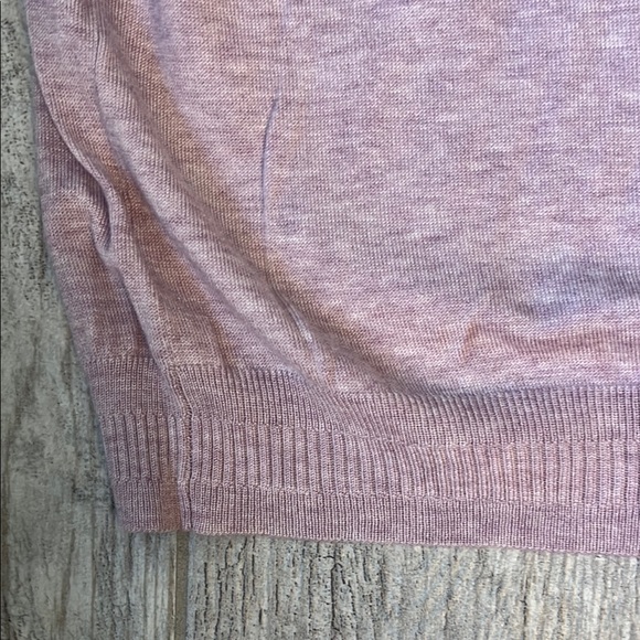Jcrew silk blend short-sleeve sweater, lavender size XL - Picture 2 of 8